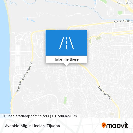 Avenida Miguel Inclán map