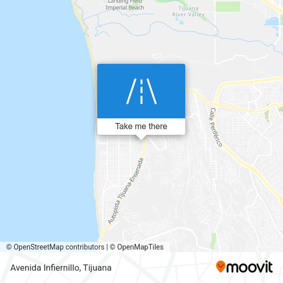 Mapa de Avenida Infiernillo