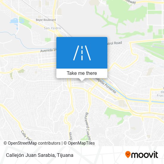 Callejón Juan Sarabia map