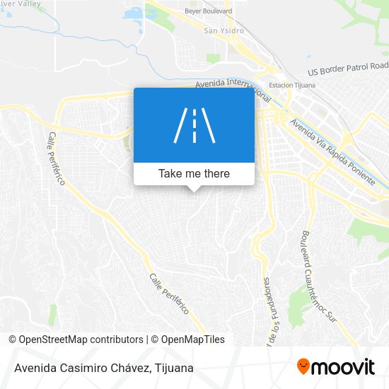 Avenida Casimiro Chávez map