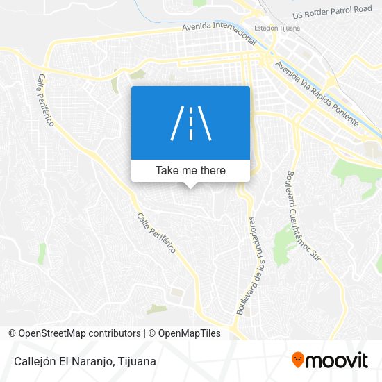 Mapa de Callejón El Naranjo