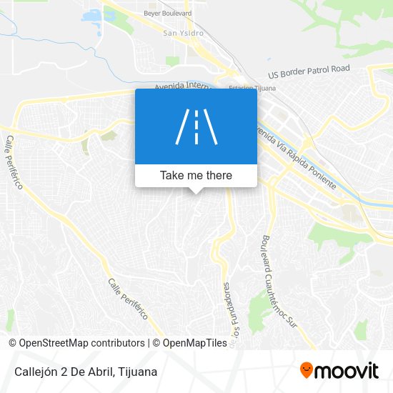 Mapa de Callejón 2 De Abril