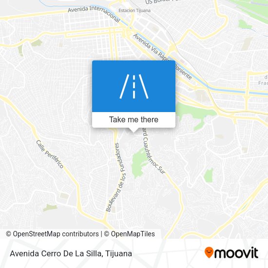 Avenida Cerro De La Silla map