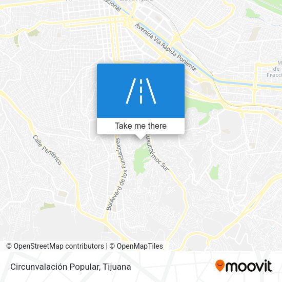 Mapa de Circunvalación Popular