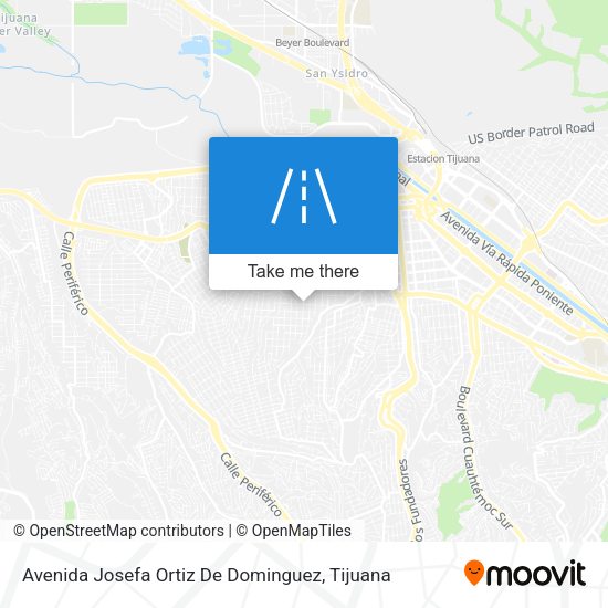 Avenida Josefa Ortiz De Dominguez map