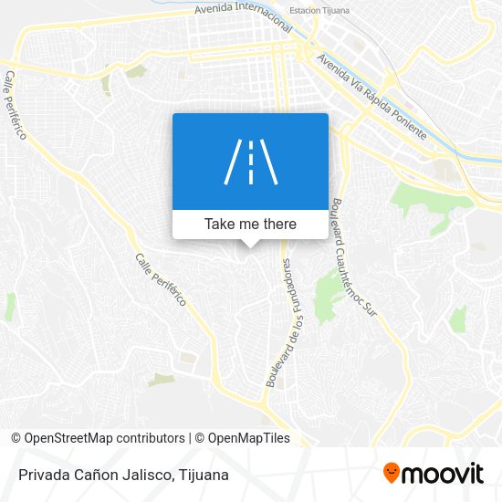Mapa de Privada Cañon Jalisco