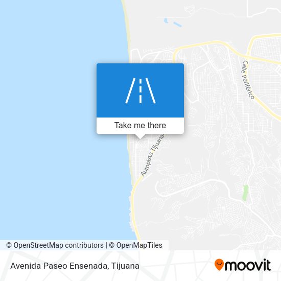 Avenida Paseo Ensenada map
