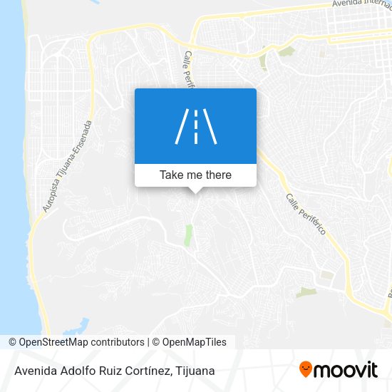Avenida Adolfo Ruiz Cortínez map