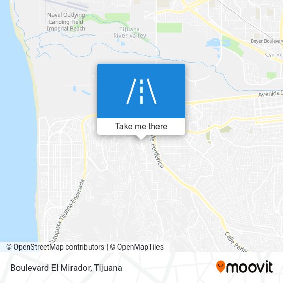 Boulevard El Mirador map
