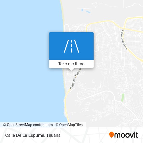 Mapa de Calle De La Espuma