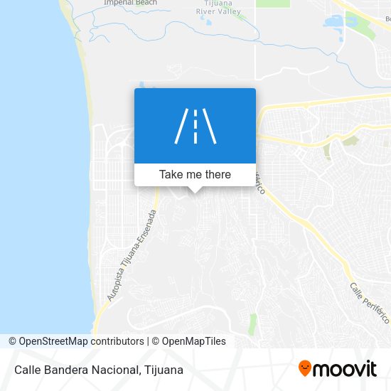 Calle Bandera Nacional map