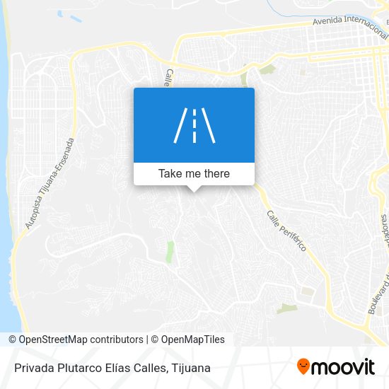 Privada Plutarco Elías Calles map