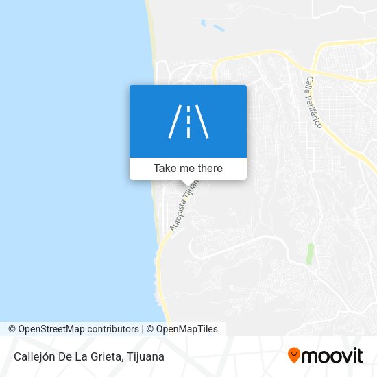 Callejón De La Grieta map