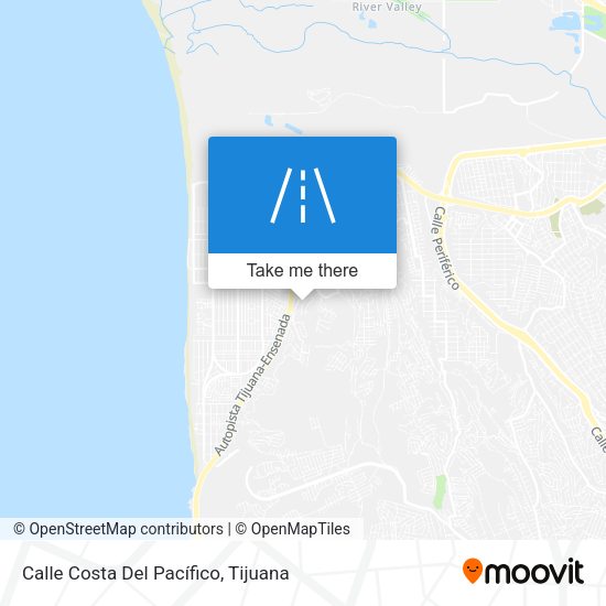 Mapa de Calle Costa Del Pacífico