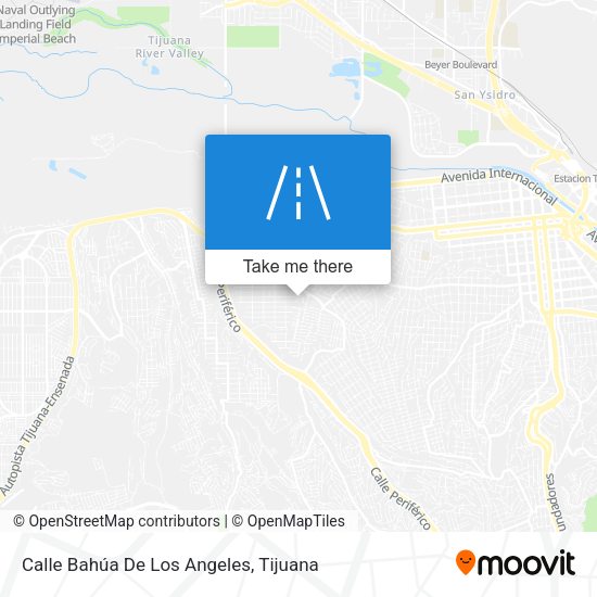 Calle Bahúa De Los Angeles map