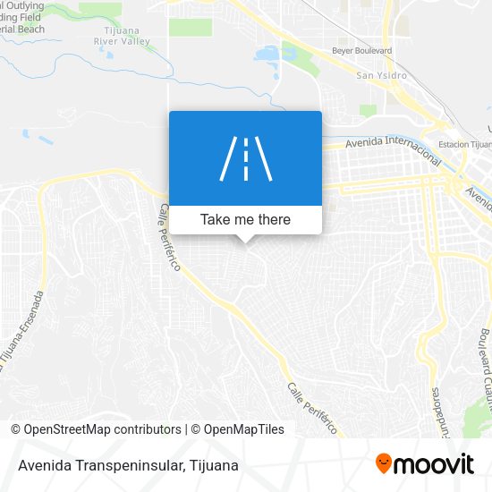 Avenida Transpeninsular map