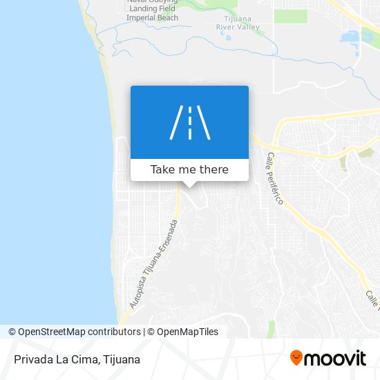 Privada La Cima map