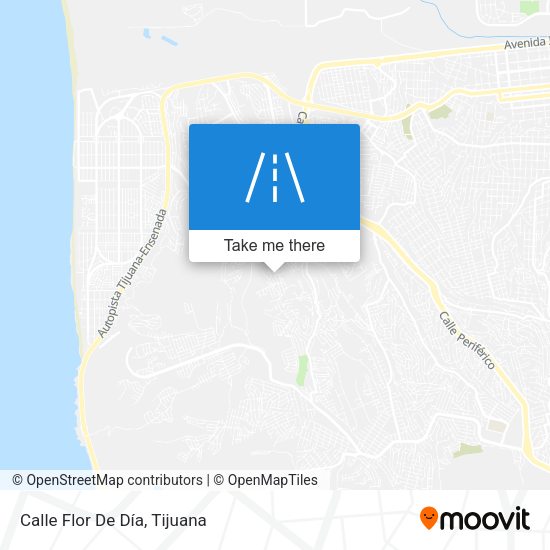 Mapa de Calle Flor De Día
