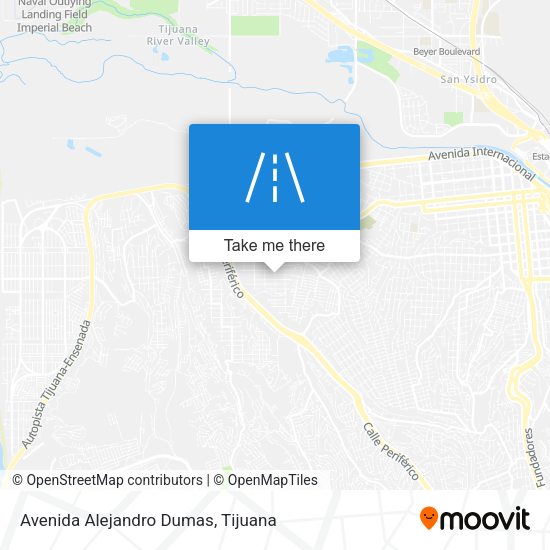 Avenida Alejandro Dumas map