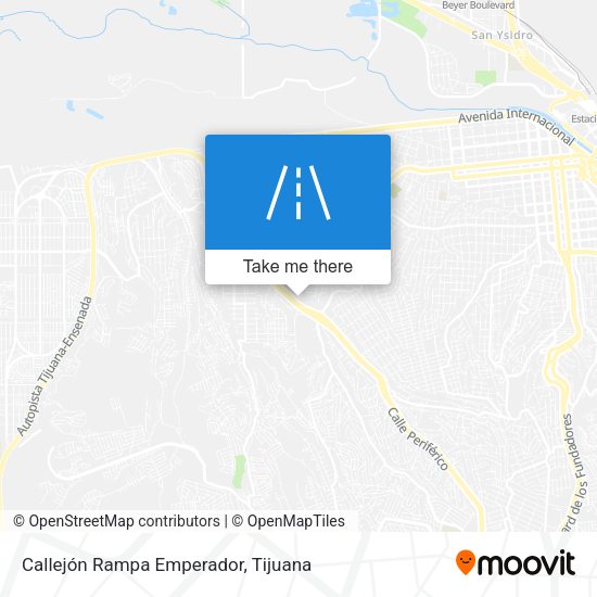 Callejón Rampa Emperador map