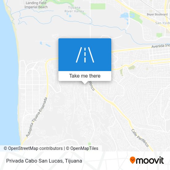 Privada Cabo San Lucas map