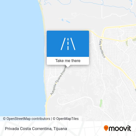 Privada Costa Correntina map