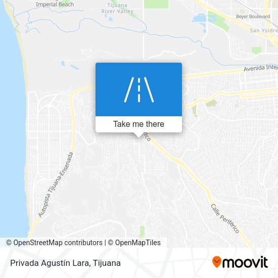 Privada Agustín Lara map