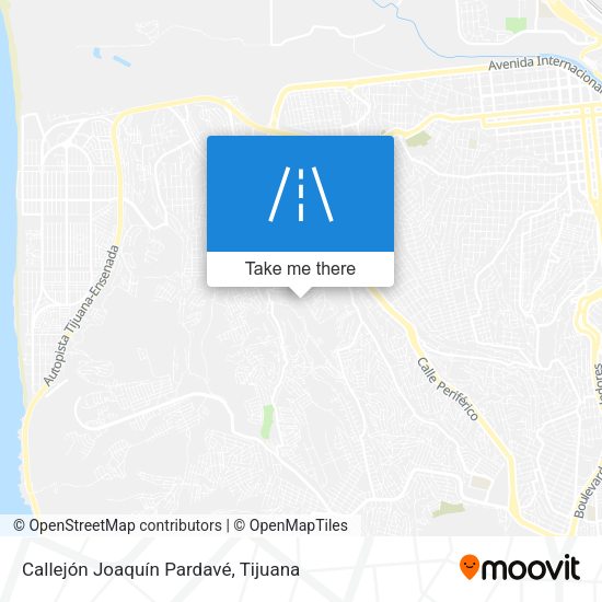 Callejón Joaquín Pardavé map