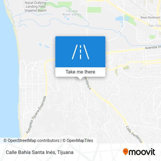 Mapa de Calle Bahía Santa Inés