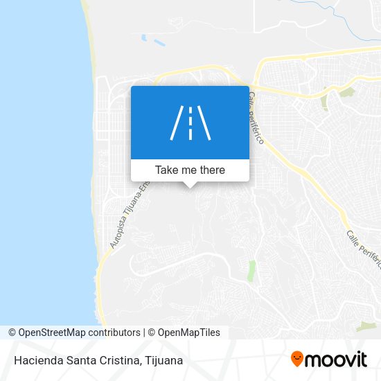 Hacienda Santa Cristina map