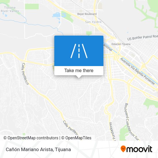 Cañón Mariano Arista map