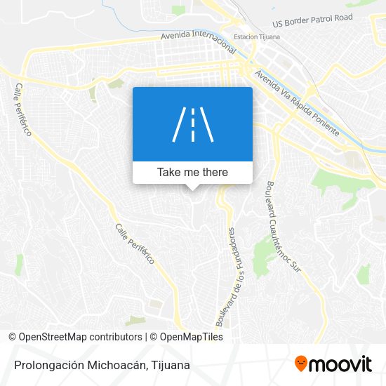 Mapa de Prolongación Michoacán