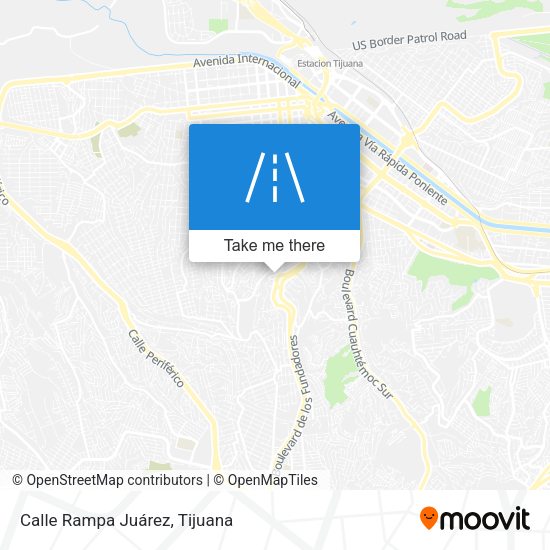 Calle Rampa Juárez map