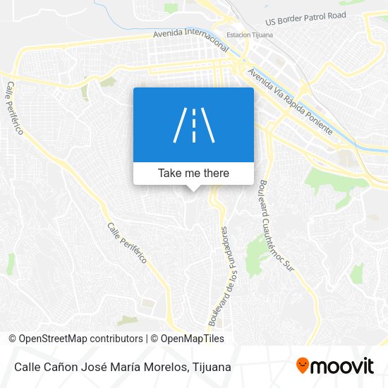 Calle Cañon José María Morelos map