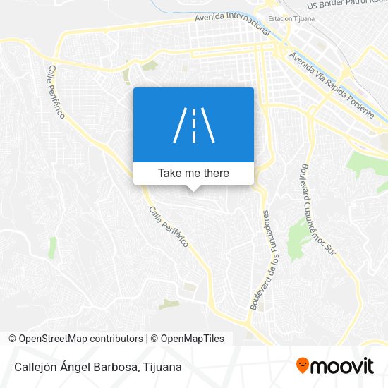 Mapa de Callejón Ángel Barbosa
