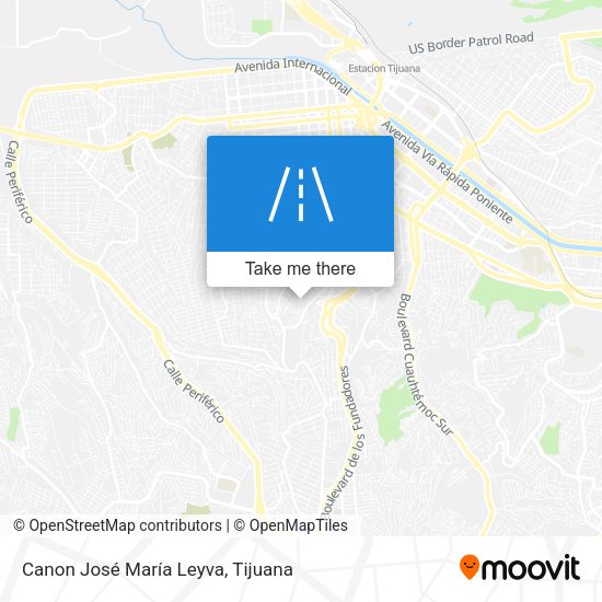 Mapa de Canon José María Leyva