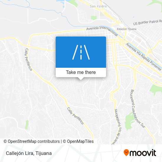 Mapa de Callejón Lira