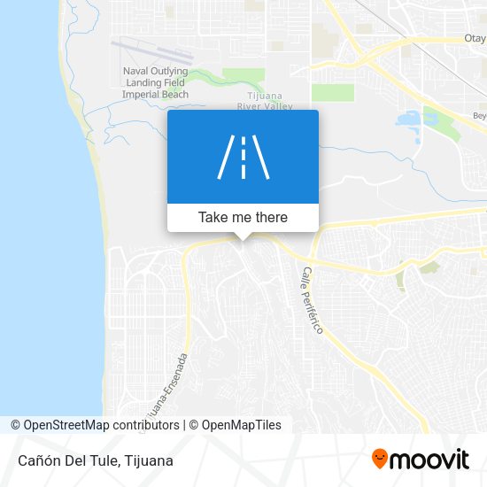 Cañón Del Tule map