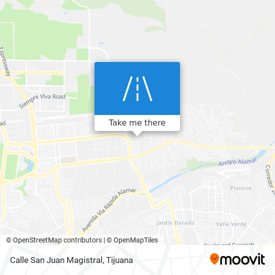 How to get to Calle San Juan Magistral in Tijuana by Bus?