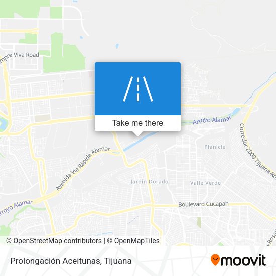 Mapa de Prolongación Aceitunas