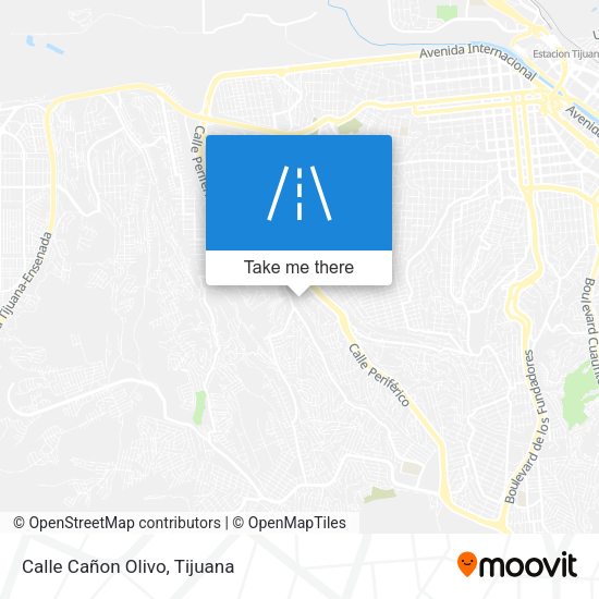 Mapa de Calle Cañon Olivo