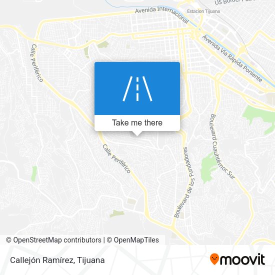Callejón Ramírez map