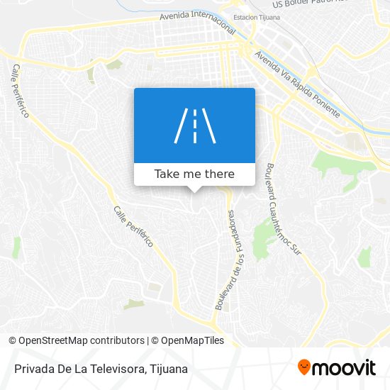 Privada De La Televisora map