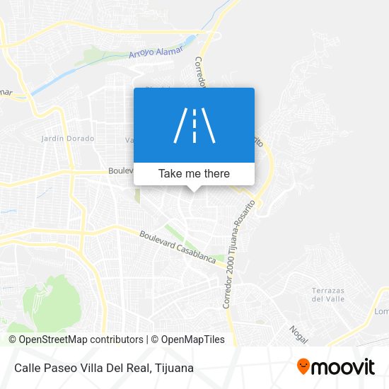 Calle Paseo Villa Del Real map