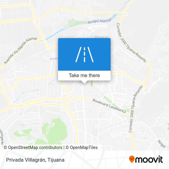 Mapa de Privada Villagrán