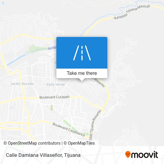 Mapa de Calle Damiana Villaseñor