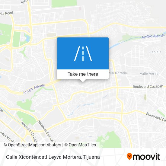 Calle Xiconténcatl Leyva Mortera map