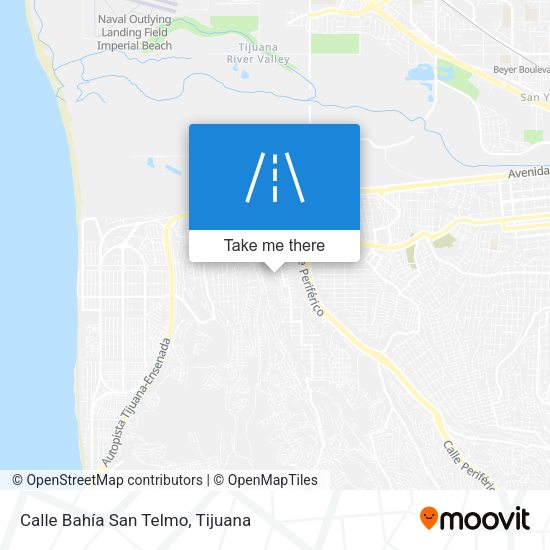 Mapa de Calle Bahía San Telmo
