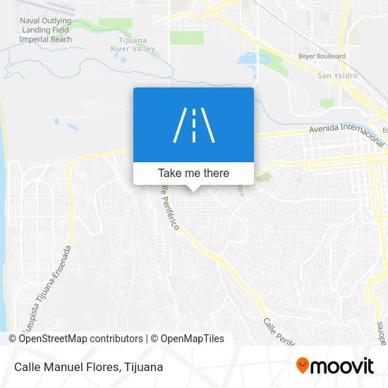 Mapa de Calle Manuel Flores