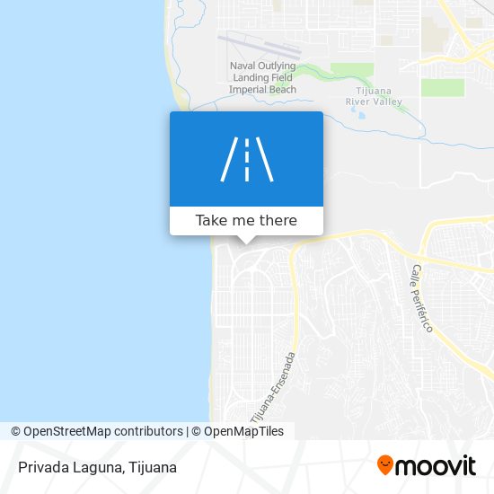 Privada Laguna map